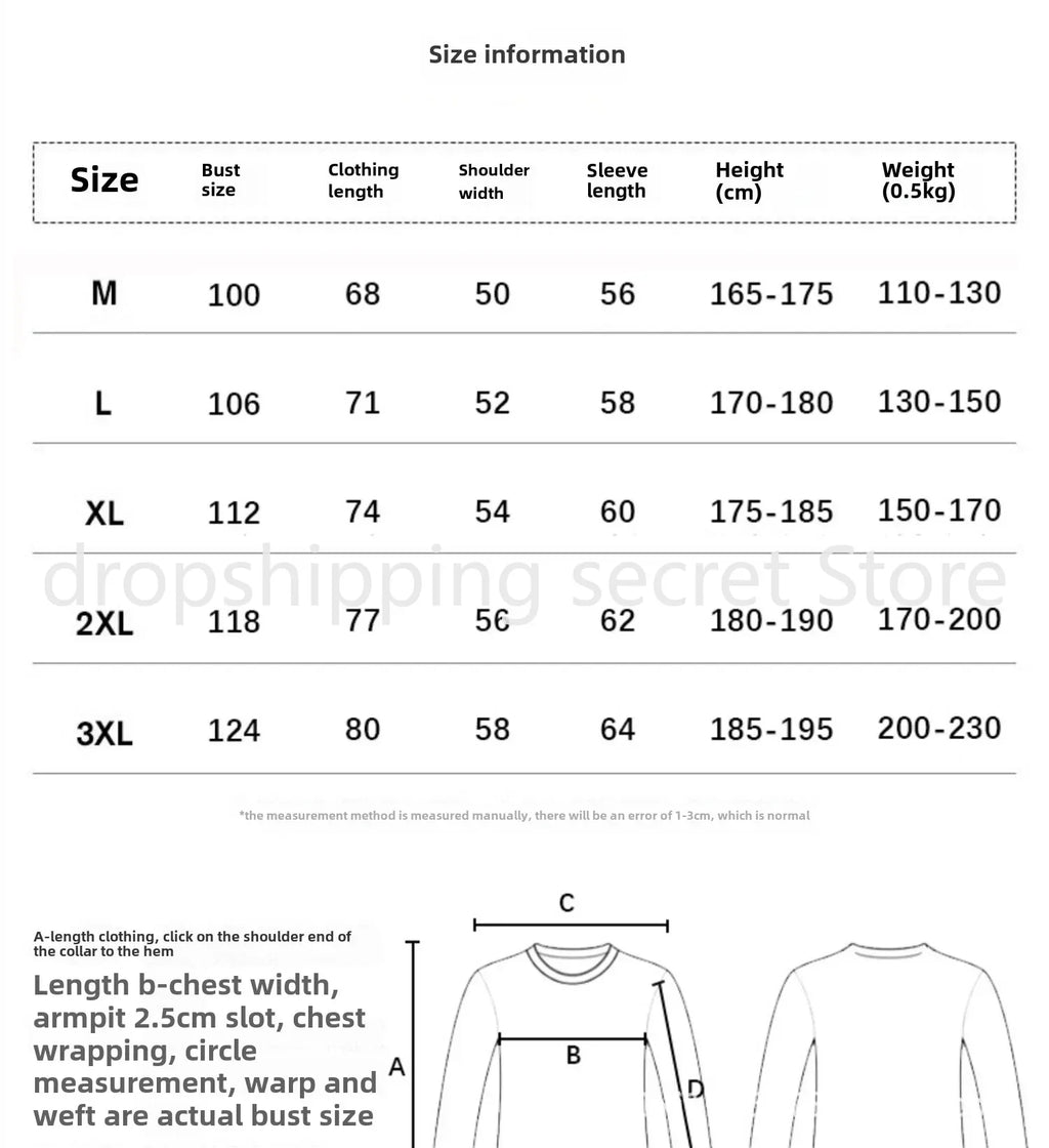 Spring Autumn 300g Heavy-duty Pure Cotton Long Sleeved  T-shirt FLoose White Top Thick Base Layer Underneath for Men and Women