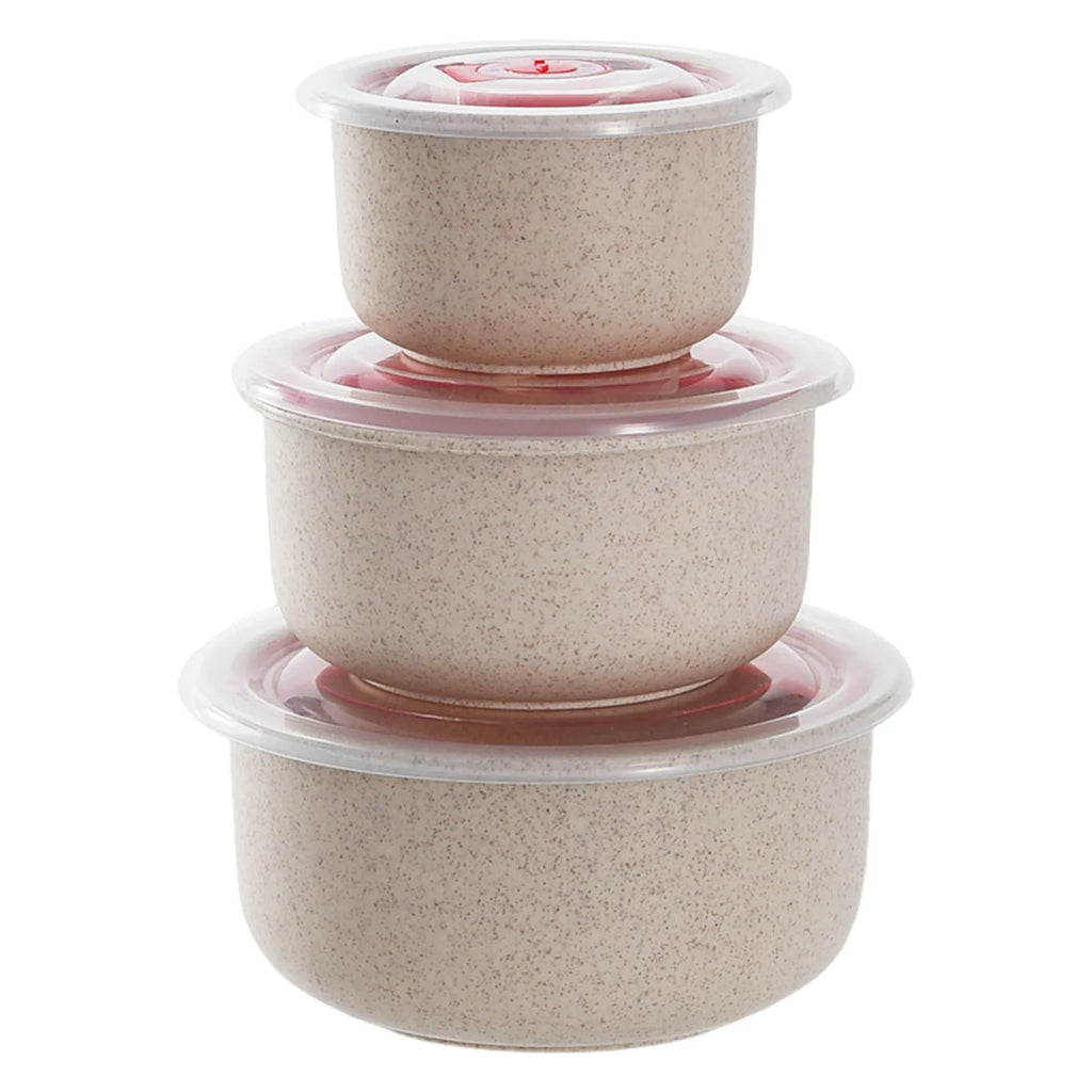 3pcs Lunch Box set Food Storage Containers with Lids Microwave Storage Containers for Storing Fruits Vegetables