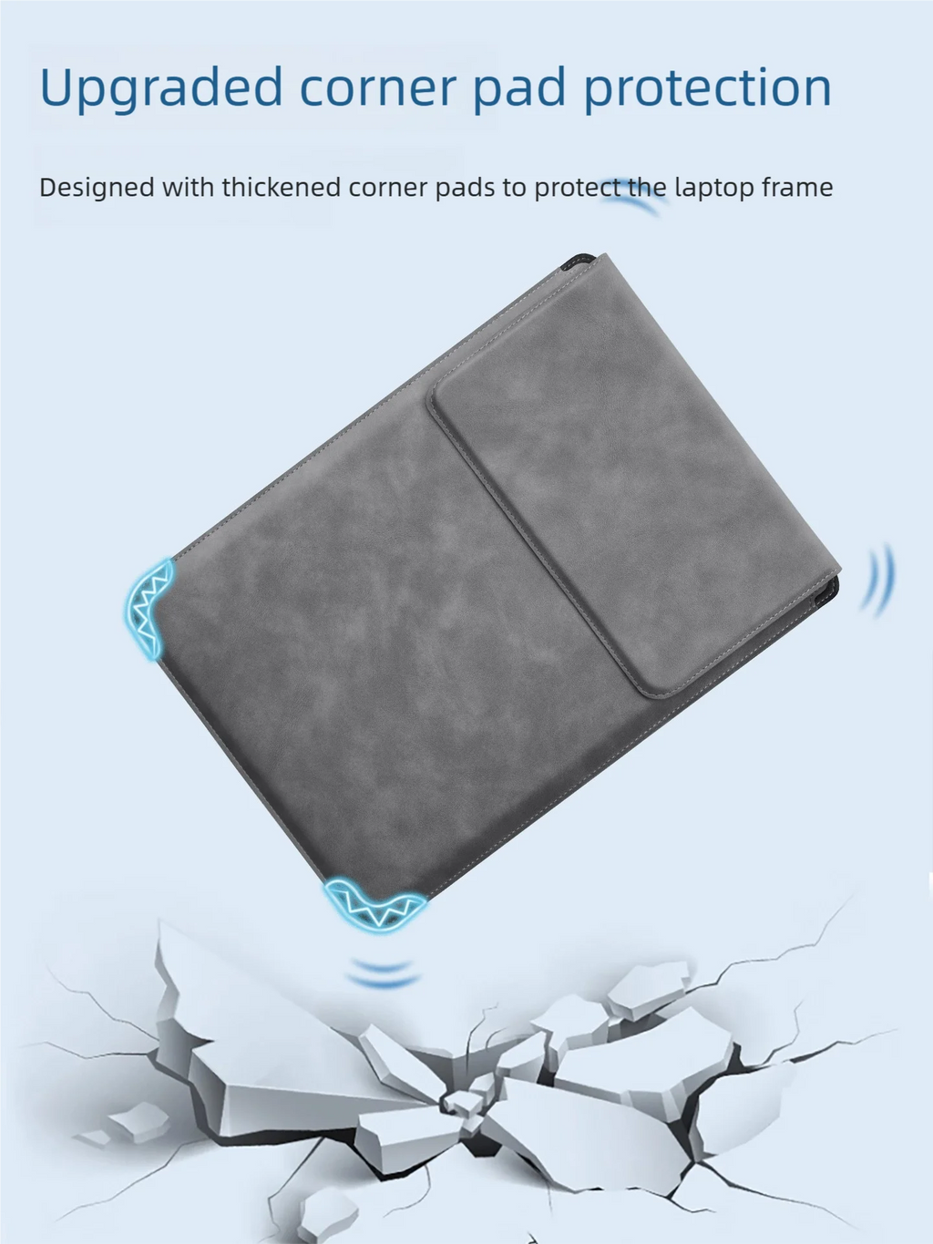 Laptop Sleeve Case 13 14 15 15.6 16Inch For Huawei HP DELL Bag For Macbook Air Pro 13 13.6 M4 Notebook Case with Stand Men Women
