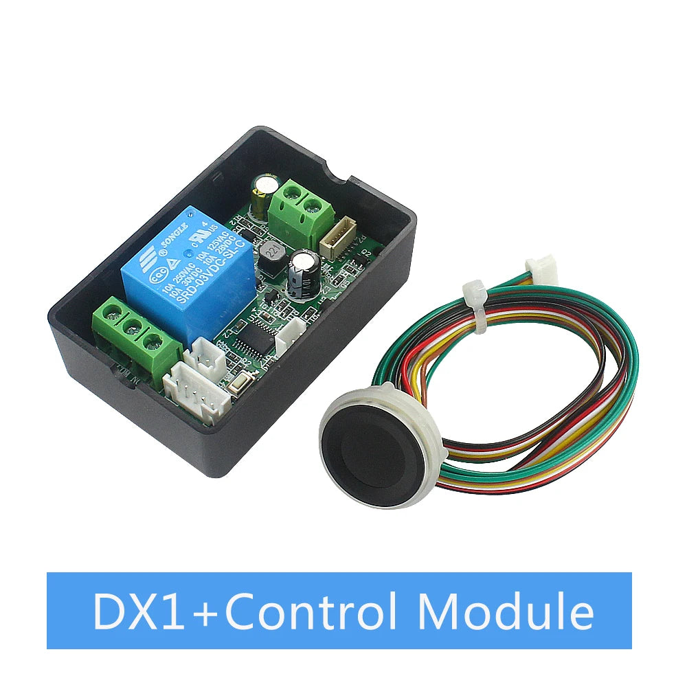 Fingerprint access control relay module DC7v-30v door lock controller Switch fingerprint  induction electric lock control board