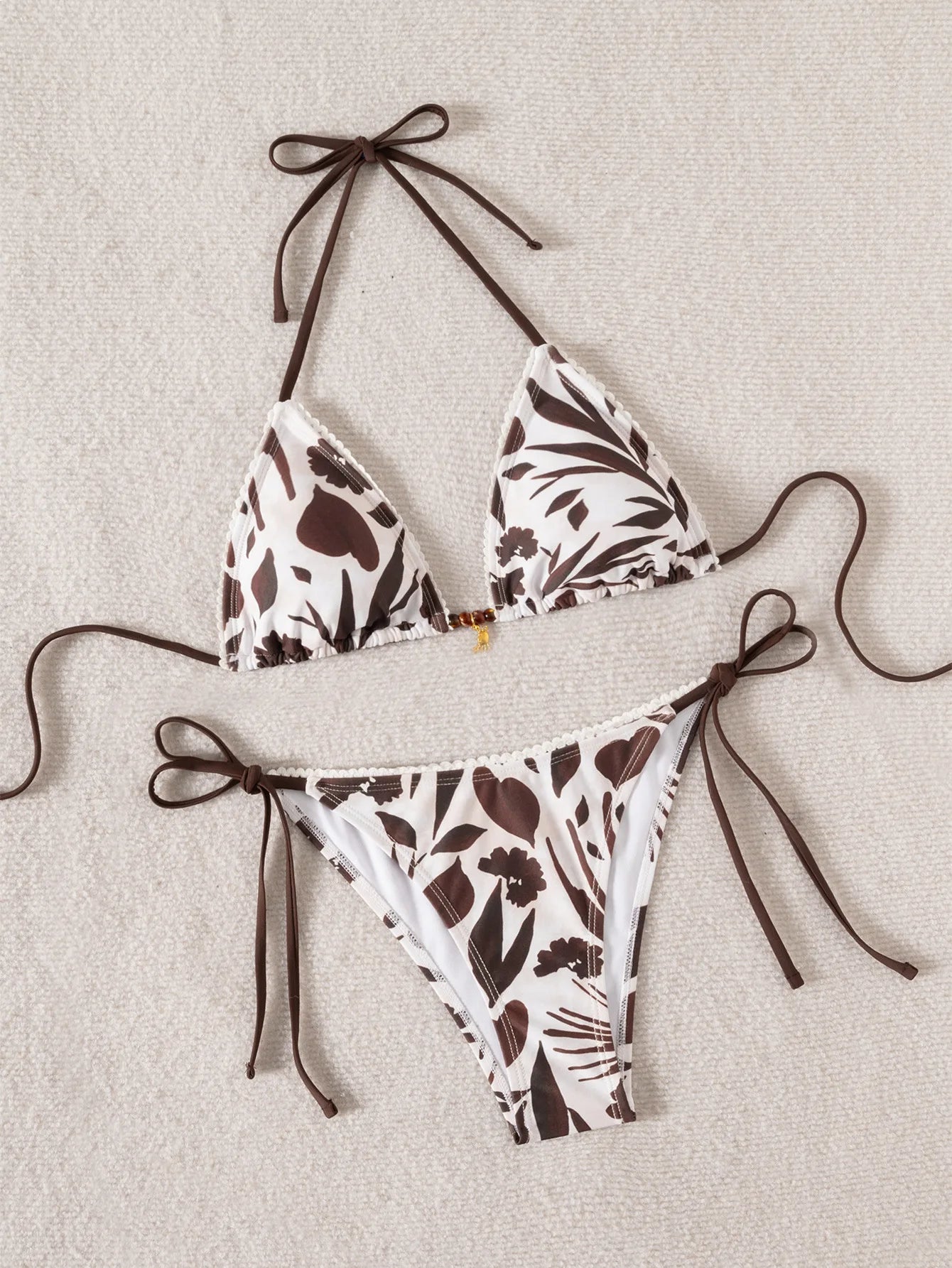 Retro Polka Dot Bikini Set Women Swimsuit Female Swimwear Micro Thong Bikinis Brazilian Halter Beach Wear Lace Up Bathing Suit