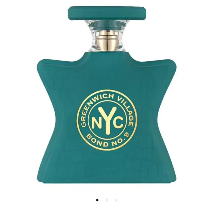 Greenwich Village captures NYC vibe, bright citrus‑lychee opening, jasmine‑peony floral heart, oakmoss‑musk base. Amber‑floral scent for free‑spirited modern urban wear.