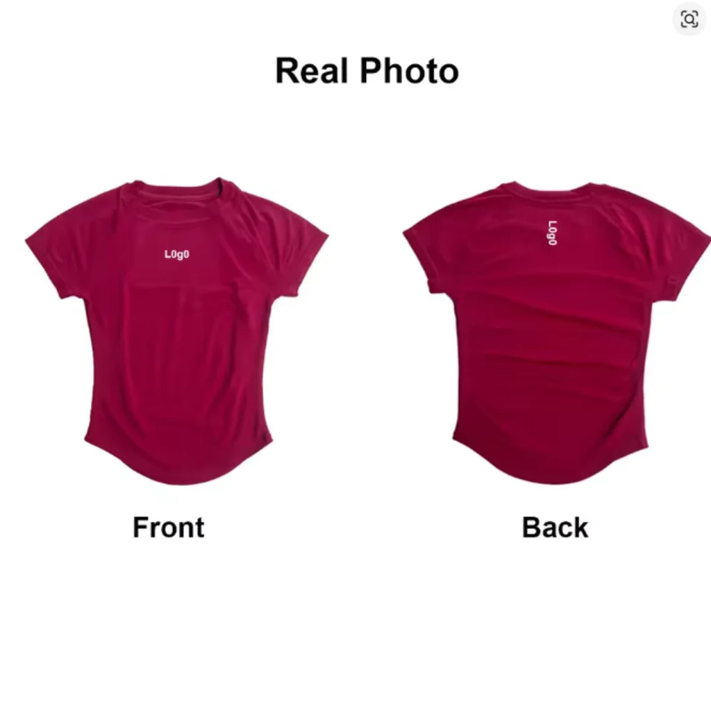 2PcS Sports Sets Short Sleeve Seamless Yoga Top Fitness Set Women Workout Running Sports Shorts Gym Suit Customizable Label Df