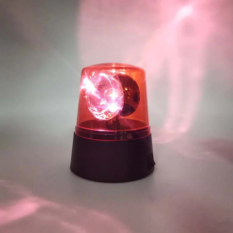 LED Strobe Light for Car: Flashing Circular Signal Lamp, Battery-Powered, Ideal for Ceiling Mount in Truck or School Vehicle
