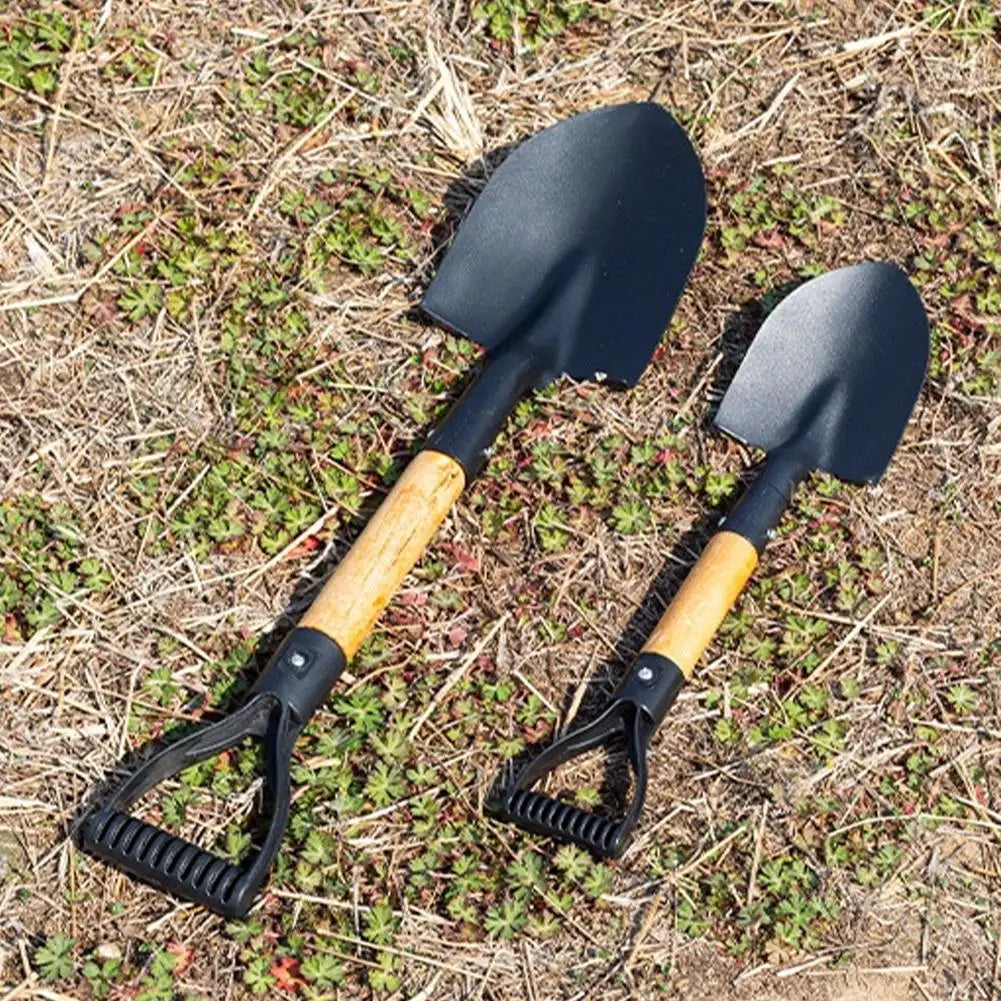 36/50.5cm Digging Shovel Manganese Steel Shovels Kids Trowel Waterproof Rustproof Garden Scoop for Outdoor Beach Camping