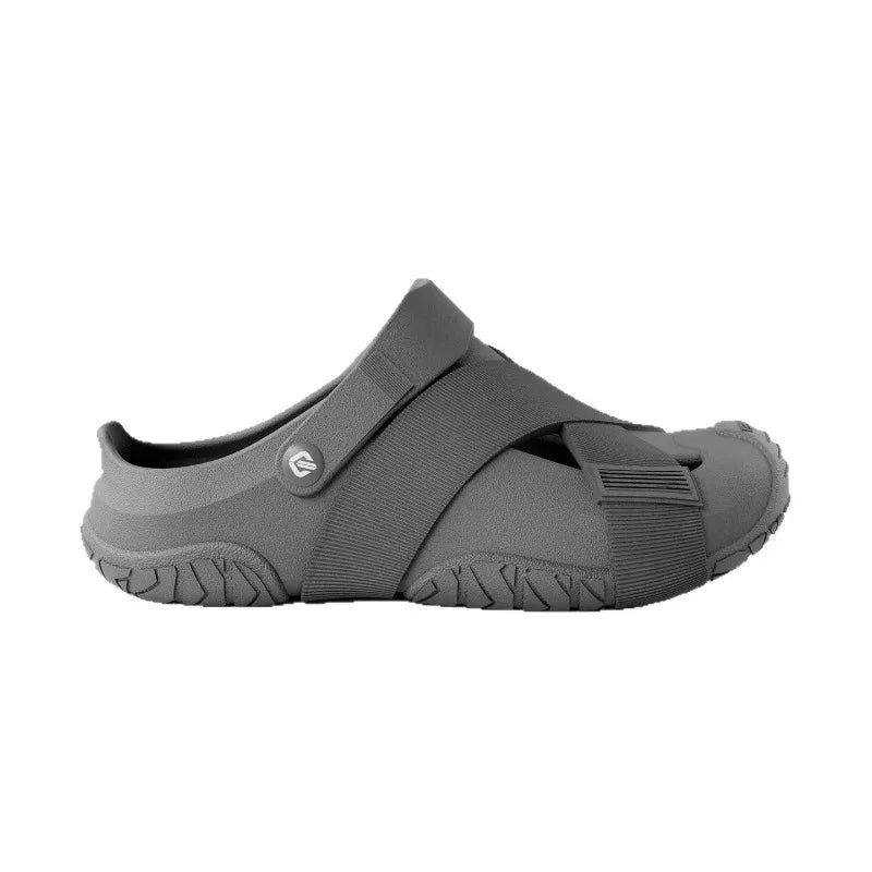 Summer Barefoot Sandals for Men and Women Thick Bottom Anti Slip Fashion Beach Shoes Travel Vacation Leisure Breathable Slippers