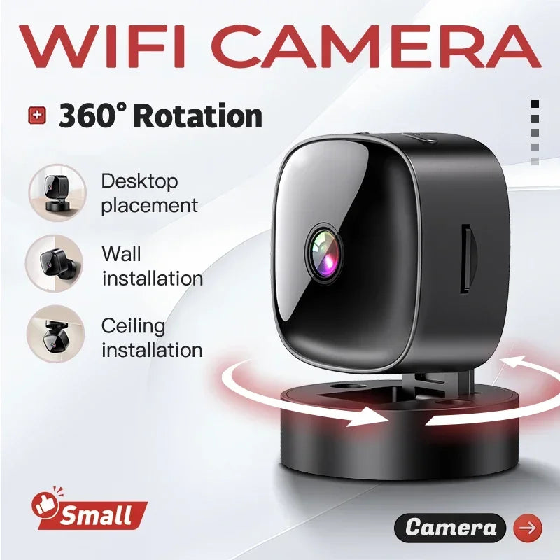 6K HD Mini Camera Wifi Camera Wireless Security Protection Remote Monitor Camcorders Video Surveillance Home Smart Camera 2026