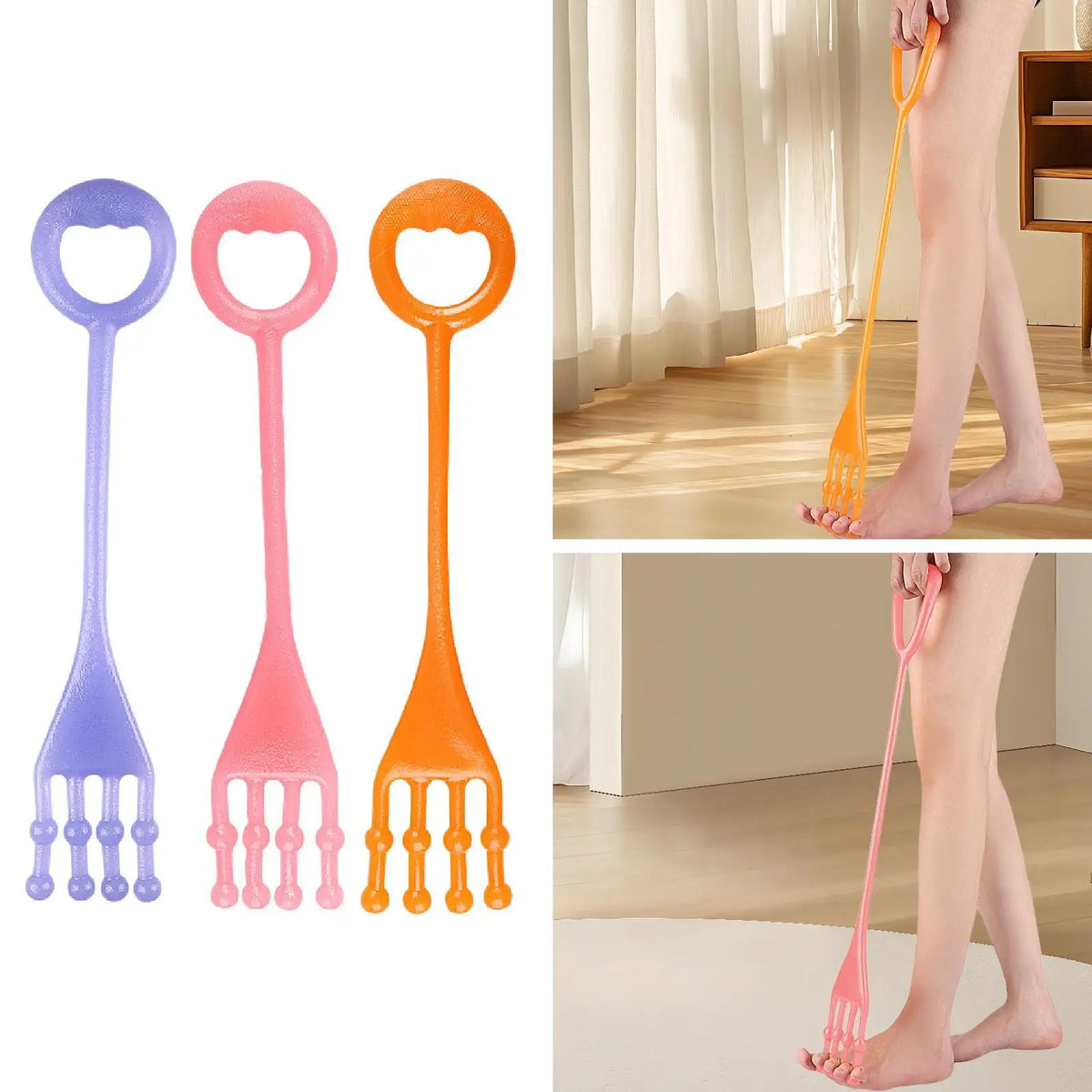 Toe Training Band Resistance Foot Leg Stretcher Stretching Strap with Loop