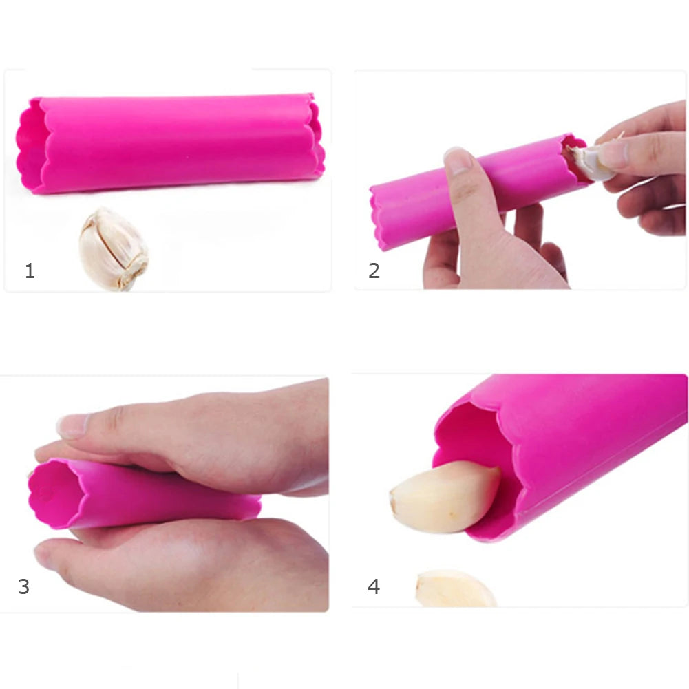 Silicone Garlic Peeler Skin Remover Roller Keeper Garlic Stripper Garlic Roller Peeling Tube Tool Kitchen Gadgets