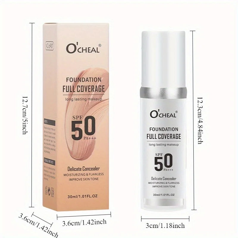 Magic Temperature Changing Liquid Foundation, Natural Foundation, Light Makeup. Long Lasting, Hard to Take Off Makeup