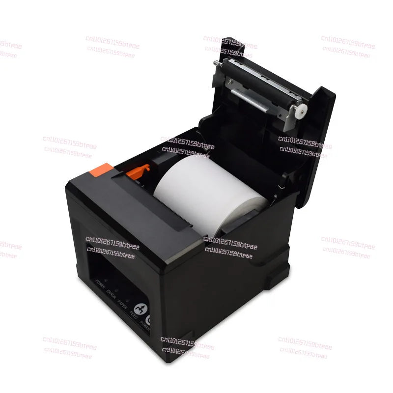 80mm Large Gear Receipt Inkless Smart Kitchen Front Desk Receipt Thermal Printer