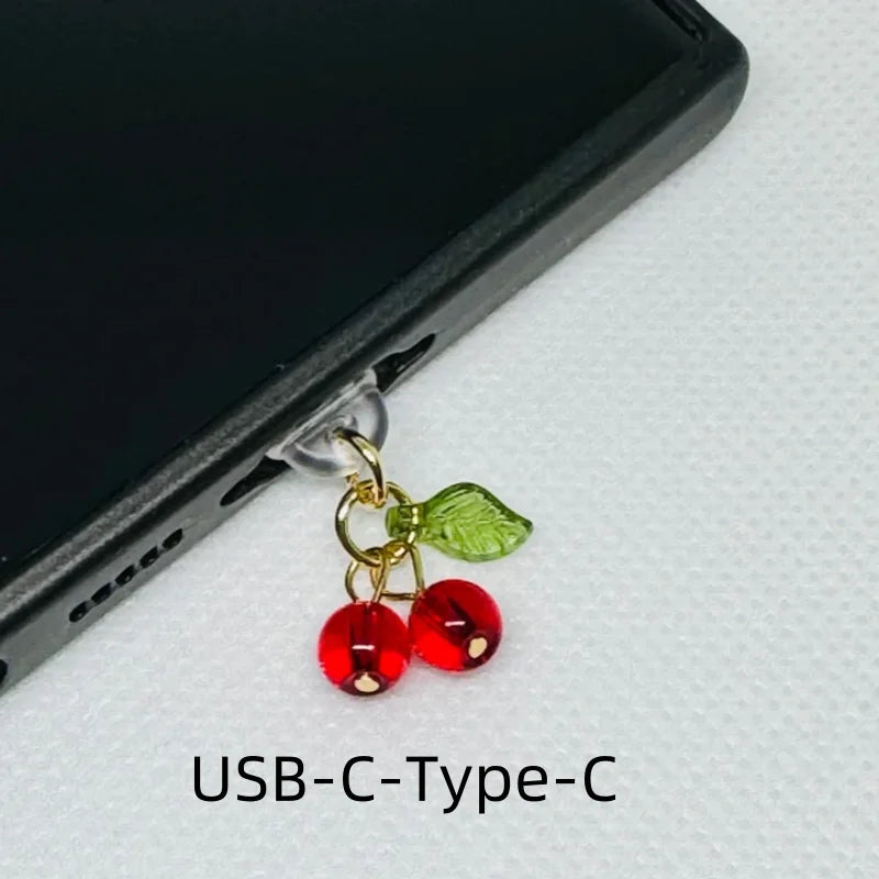 Kindle | phone  charm. USB-C dust plug. iPhone dust plug.Type-C Accessories. Air pods dust plug. Cell phone charms.-Cherry's