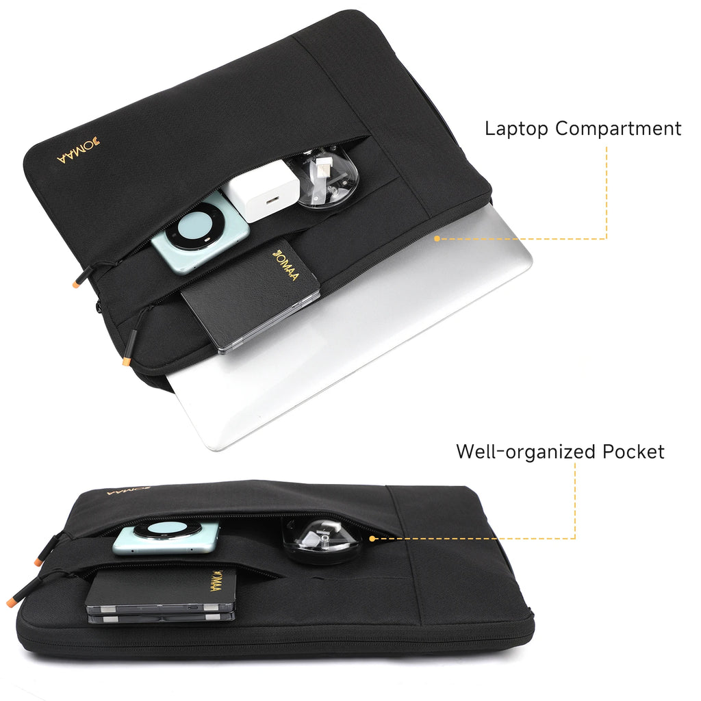 Laptop Case,13/14inch Laptop Sleeve Case,Shockproof Protective Water Repellent with Accessory Pocket, for Dell Lenovo Notebooks