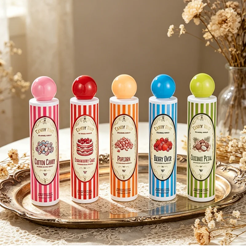 Dubai Arab Gourmand Fragrance 168ml Coconut Strawberry Cake Cotton Candy Fruit Scent Women Fresh Durable Portable Perfume Spray