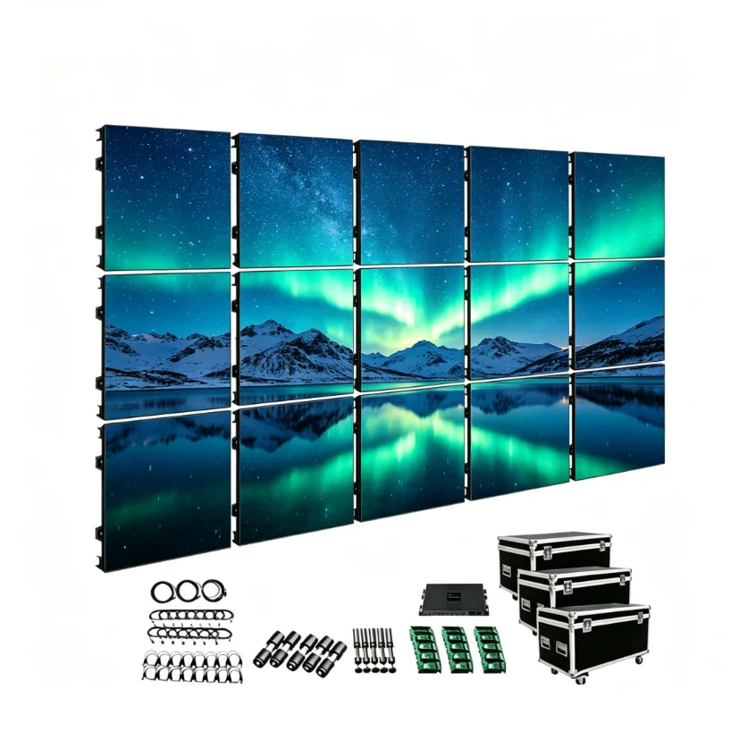 P2.6 High Bright LED Stage Display 500*500mm Die Cast Rental LED Screen for Music Festival School