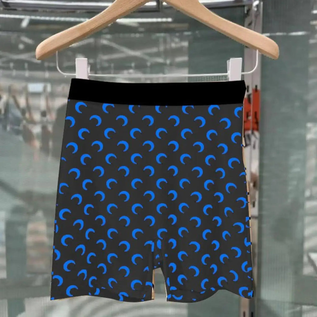 Summer Women Color Block Sports Shorts Ice Silk Moon Print High Street Casual Shorts Elastic Waist Slim Fit