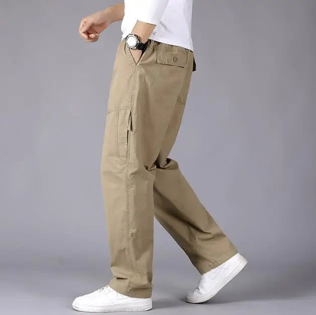 Men's Cargo Pants Summer Spring Cotton Work Wear New In Large Size 6xl Casual Climbing Joggers Sweatpants Hombre Autumn Trousers