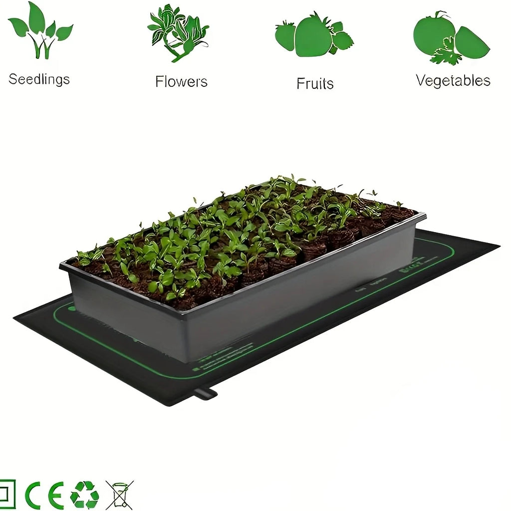 Waterproof Durable Germination Station Heat Mat, Warm Hydroponic Heating Pad for Indoor Home Gardening Seed Starter (10'x 20') US Plug for Seeds and Seedlings