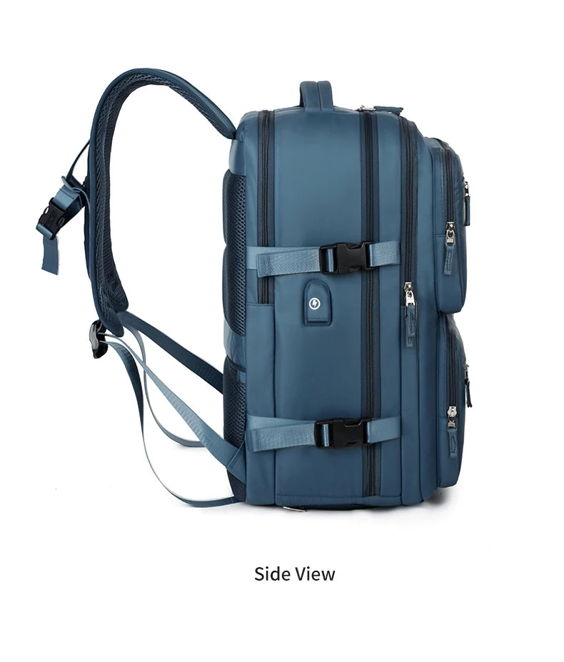 Large Travel Backpack for Women Men Cabin Bag Multifunctional Airplane Waterproof Backpack with USB Charging Anti-Theft Backpack