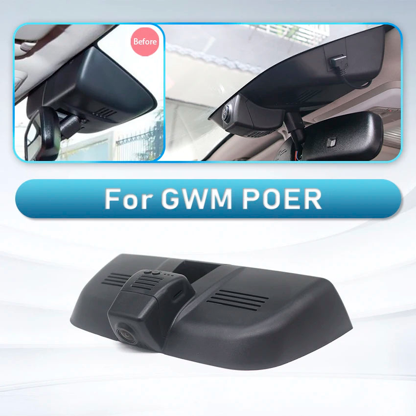 Plug and Play Dash Cam Car DVR UHD Video Recorder Camera For HAVAL H6 H7 F7 F7x H9 H3 DARGO Jolion GWM POER 4K Dashcam USB Port