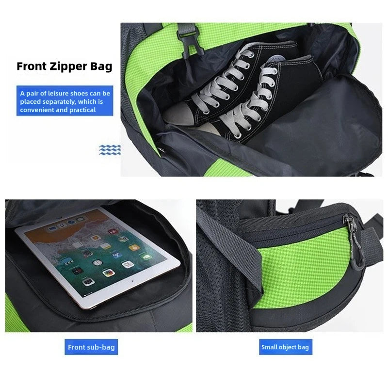 Large Capacity Travel Backpack 40l 60l Waterproof Back Pack Laptop Bag For Men Women Outdoor Travel Hiking Sports Business Trip