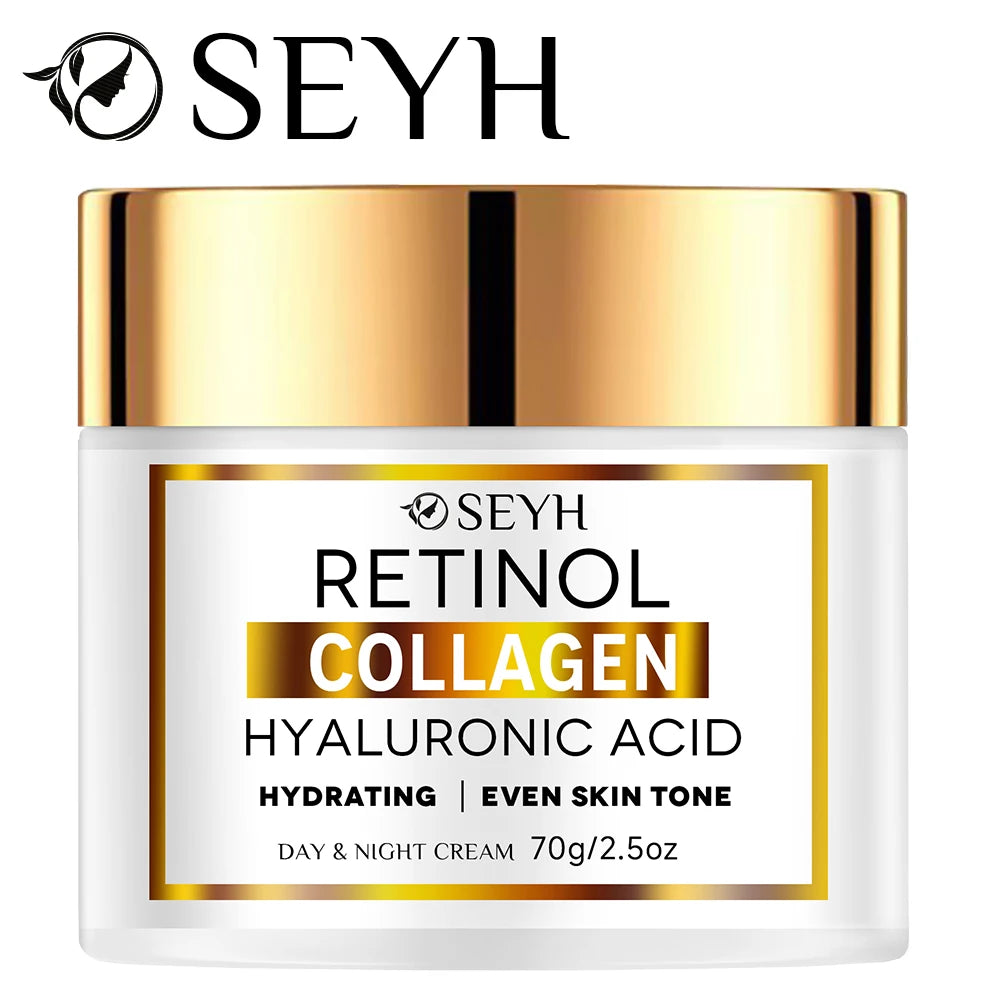 SEYH Collagen Moisturizing Face Cream Lifting & Tightening Skin Brightening Uniform Skin Tone Hyaluronic Acid Niacinamide Vitami