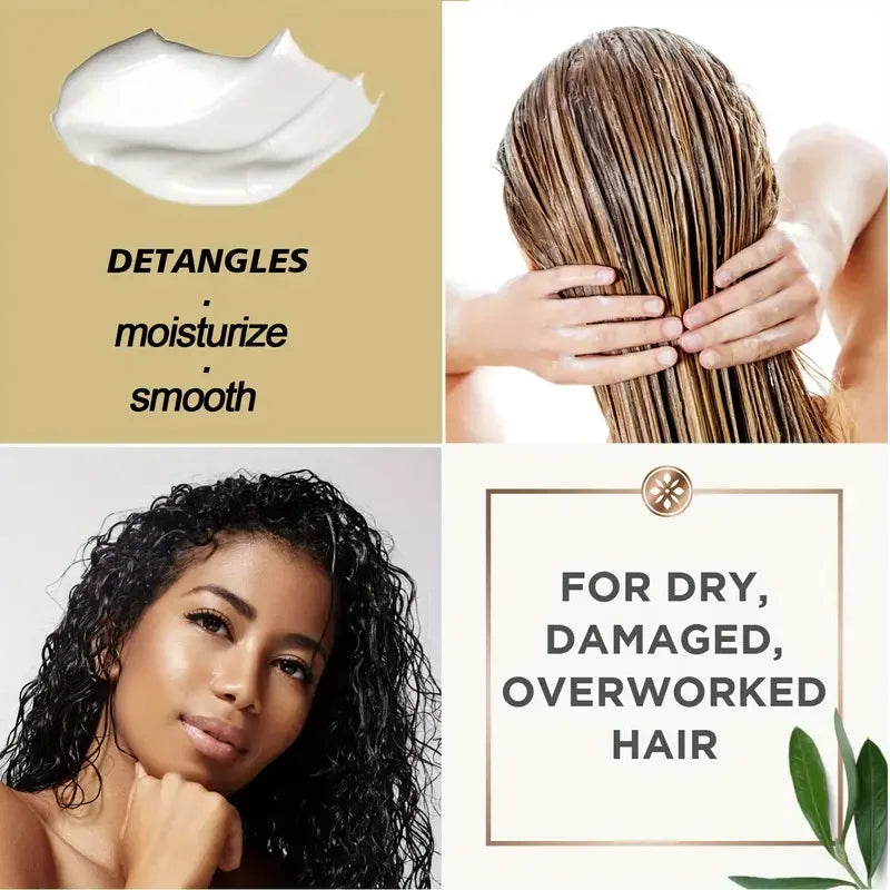 Keratin Hair Mask Nourishing Repair Hair Treatment Mask 100g Smoothing Moisturizing Mask for Dry Damaged Frizzy Bleached Hair