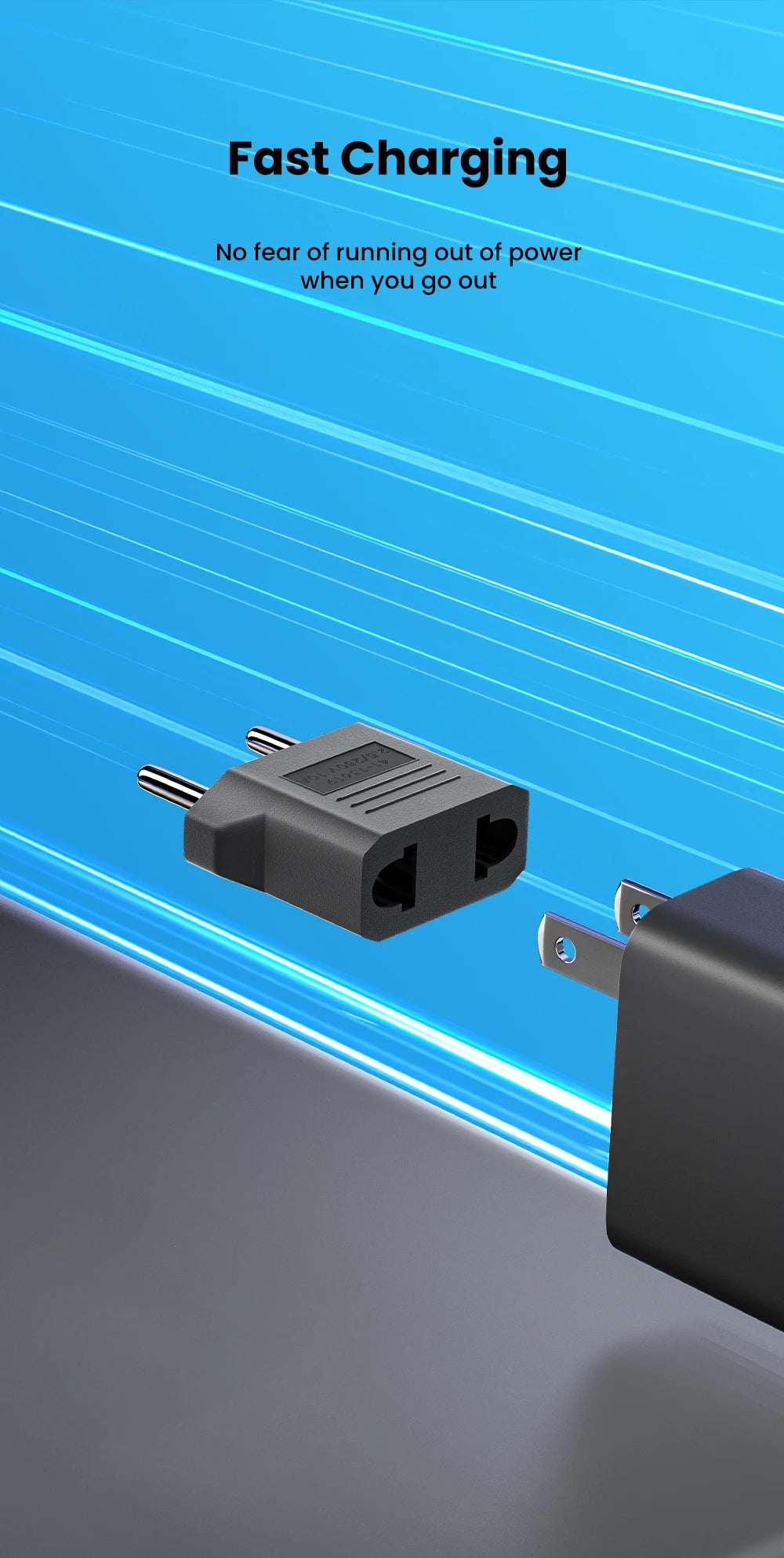 Electrical Socket Plug Adapter US to EU Converter Plug Power Travel Adapter American China KR To Europe Plug Adapter 4.8mm/4.0mm