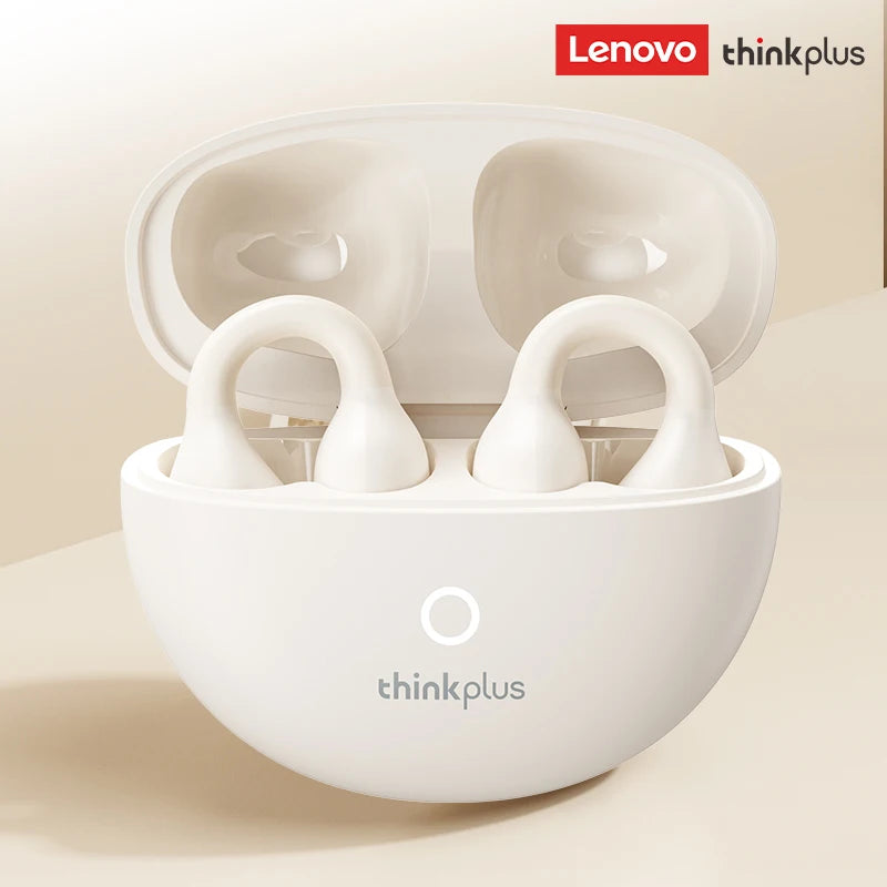 Lenovo LP25 PRO Bluetooth 5.4 Headphones Ear Clip Sport Wireless Headset Long Battery Life Noise Reduction Earphones HD Mic Call
