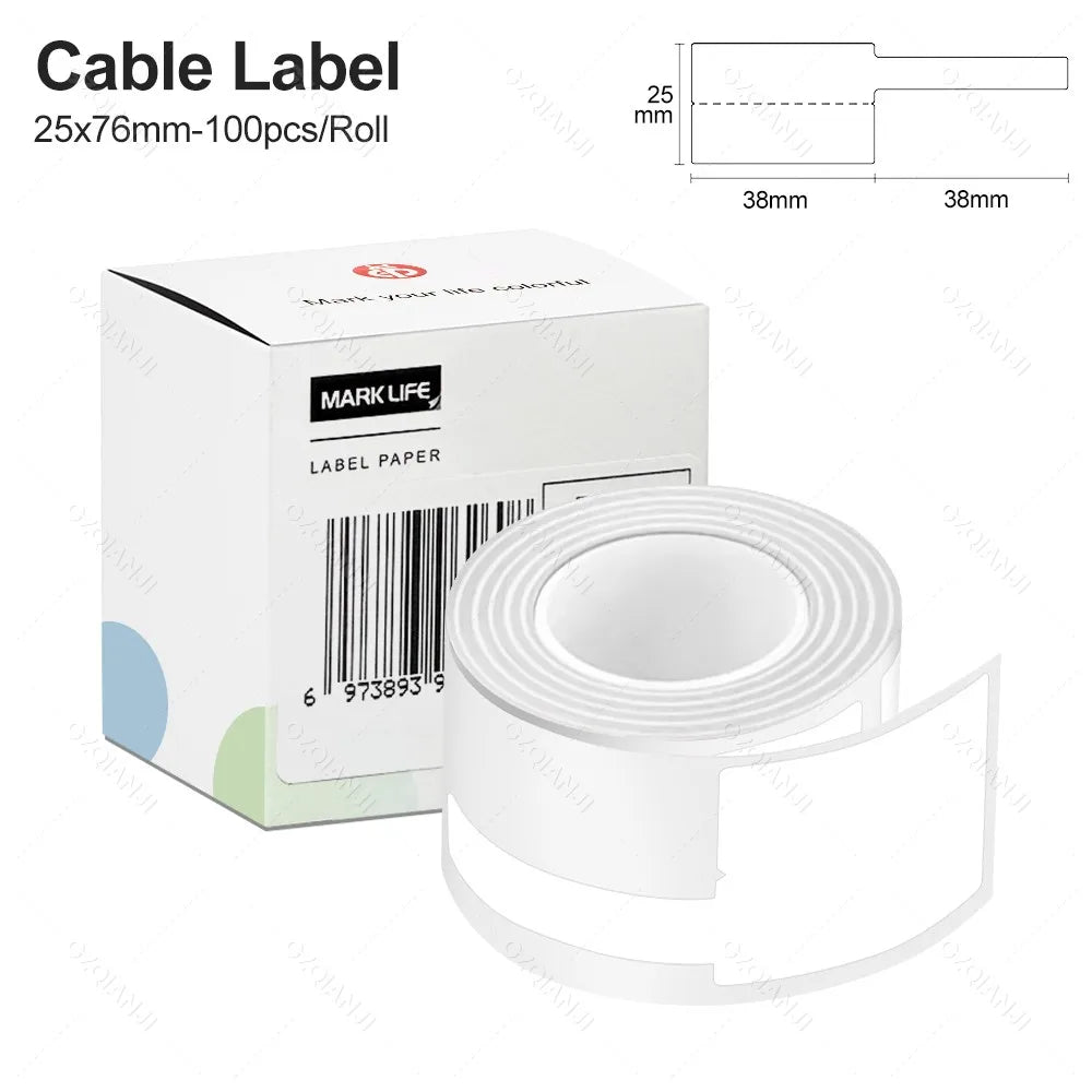 X2 Thermal RFID Label Sticker Adhesive Label Paper Tape 40*30mm 50*30mm for M110 M220 M200 P50 X2 E210 P2 N20 Label Printer