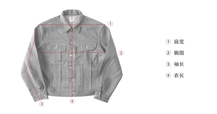 NON STOCK FLYERS Primary Color Left Oblique Anti-shrink Denim 101J Short Denim Jacket Retro Knight Jacket
