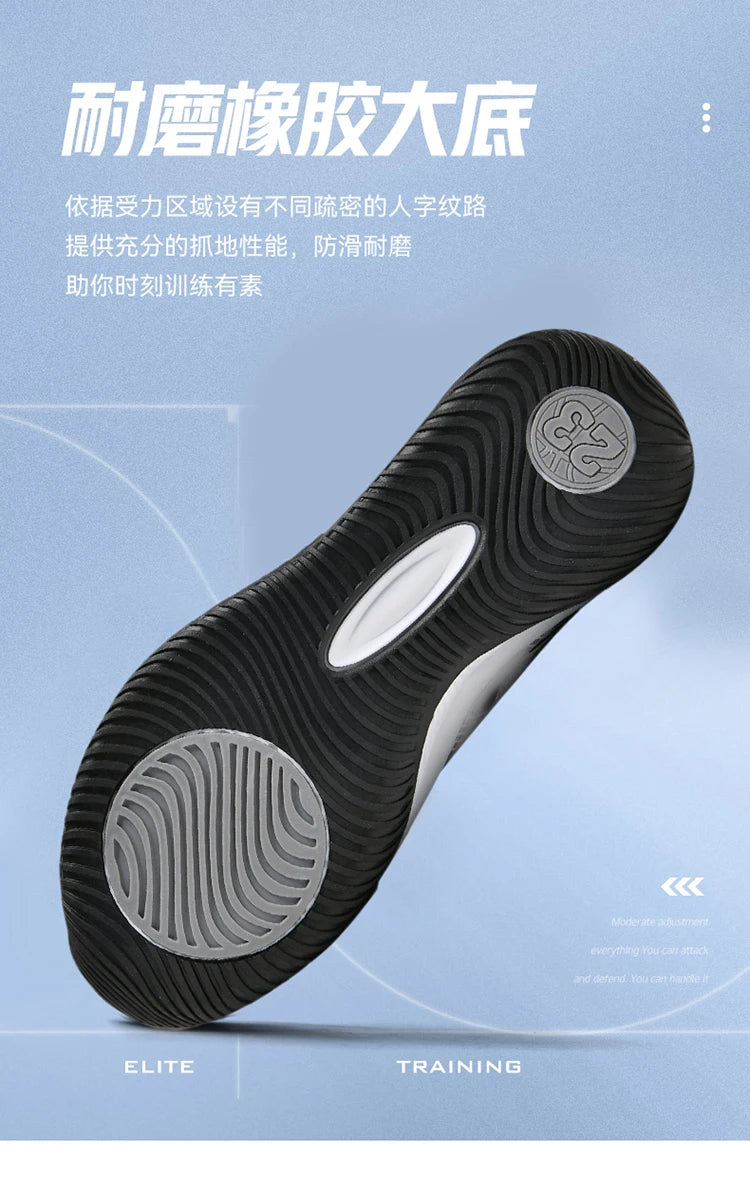 Men's Athletic Basketball Sneakers Breathable Cushioning Non-Slip Wearable Gym Training Running Shoes for Men And Women