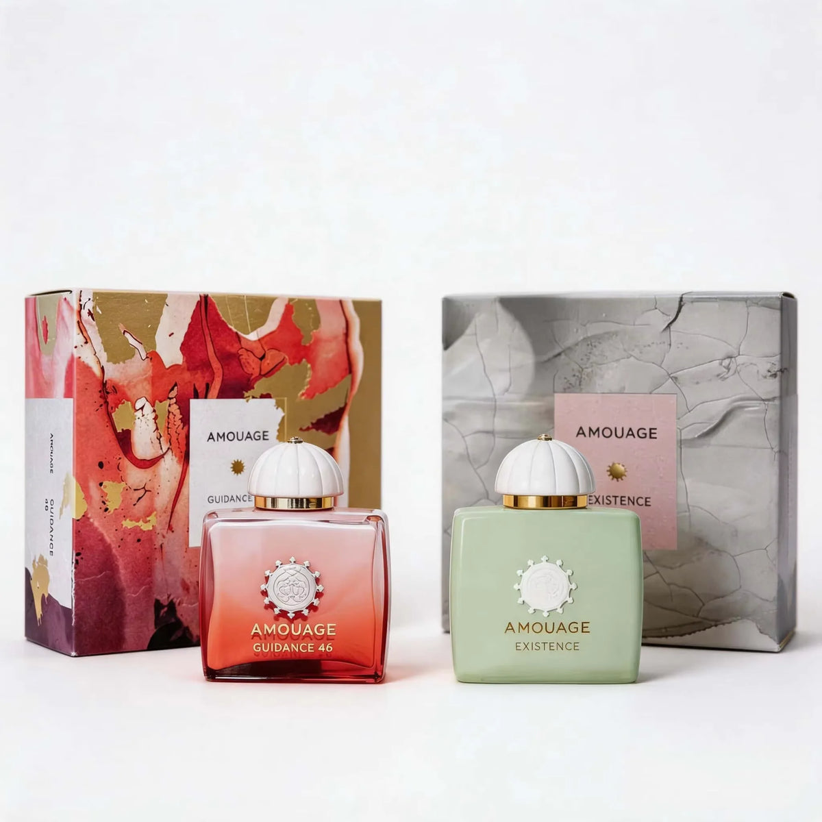 AMOUAGE Perfume Collection: Guidance 46, Interlude & Lilac Love 100ml Unisex Eau De Parfum, Luxury Woody Oriental Arabian Scent