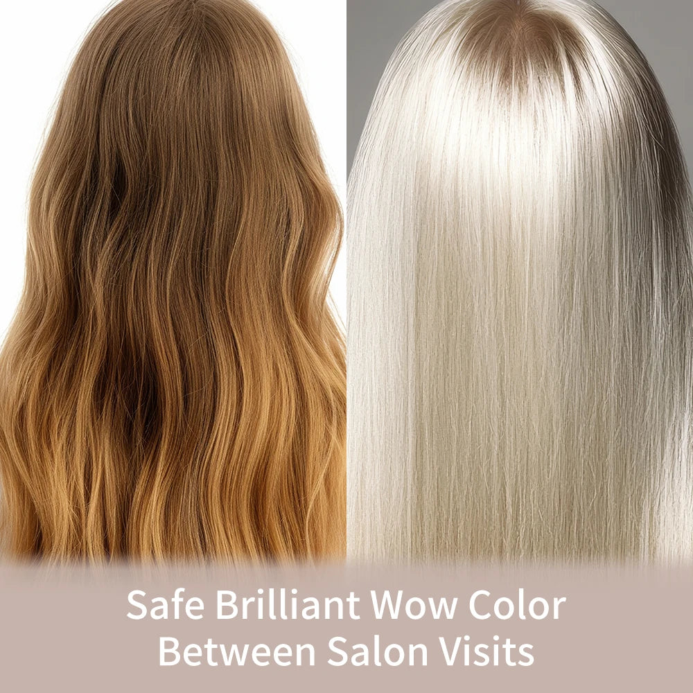 Keratin Purple Hair Mask,Deeply Hydrating Purple Color Depositing Shampoo for Blondes,Bleached&Grey Hair Enhances Shine&Brightn