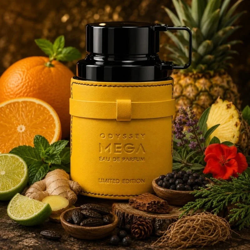 3.4Oz Arab Odyssey Perfumes Man Woman Arabic Ultra Lasting Fragrance Body Spray Dubai Unisex Clone Parfum Fragrant Notes Men