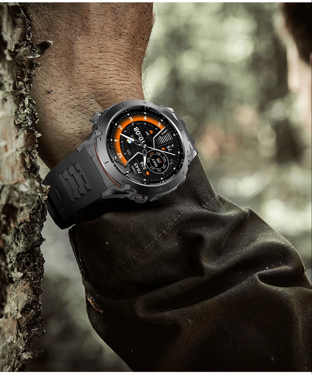 2026 New GPS Smart Watches 10 ATM Waterproof Built-in Dual-band GNSS Compass Military Sport Men SWIM Smartwatch For Android IOS