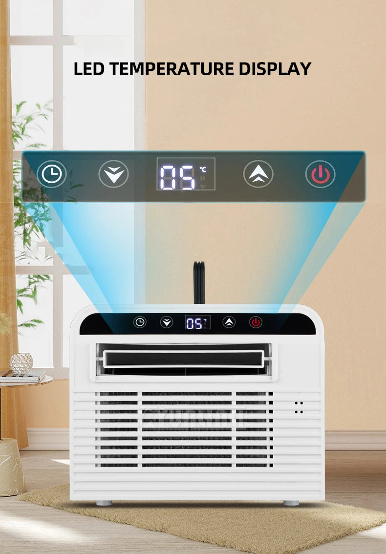 2500BTU Portable Air Conditioner Summer Pet Cooler Klima Sogutucu Drainage-free Mobile Air Conditioner