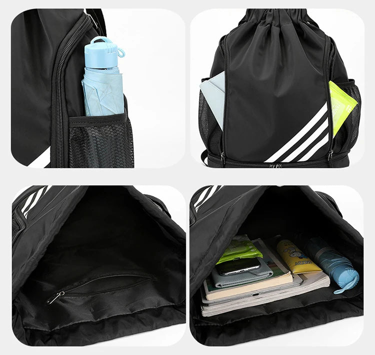 Sport Basketball Backpack Travel Outdoor Waterproof Men Fitness Bags Women Sports Bag Basketball Pouch Hiking Climbing Backpacks