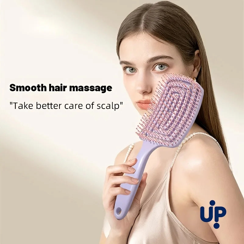 Volumizing Detangling Hair Massage comb Hair Massage Comb with Hollowed-Out Design hair styling tools for real hair wigs