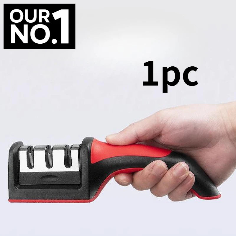 1-Pack Knife Sharpener Tool - Super Bowl Prep Edge Maintenance for Slicing Meats & Vegetables
