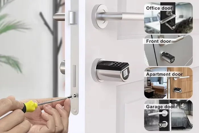 WELOCK TOUCA51 Smart Lock Fingerprint & Keypad Entry, Keyless Door Lock for Home/Office