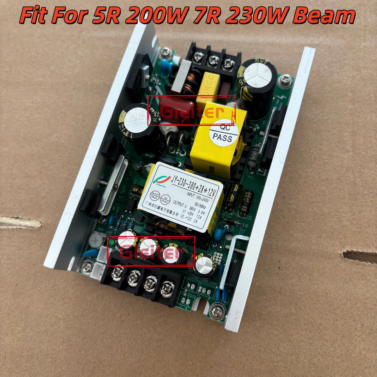 230W 200W 5R 7R 8R 250W 9R 260W 10R 280W 295W 330W 350W Power Supply Stage Beam Driver Moving Head Power Module for Sharpy Beam