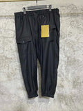 TOP-YAMAMOTO Japanese Men's original Design sense dress, large pocket deconstruction, loose pants, straight-leg pants