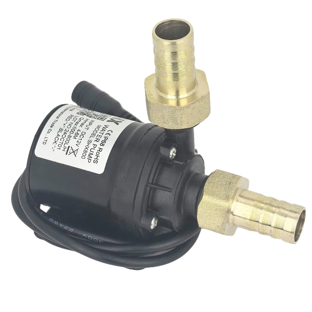 DC12V 24V Water Pumps Lift 5M 800L/H Solar Brushless Motor Water Circulation Water Pump Ceramic Shaft Ultra Quiet Submersibles