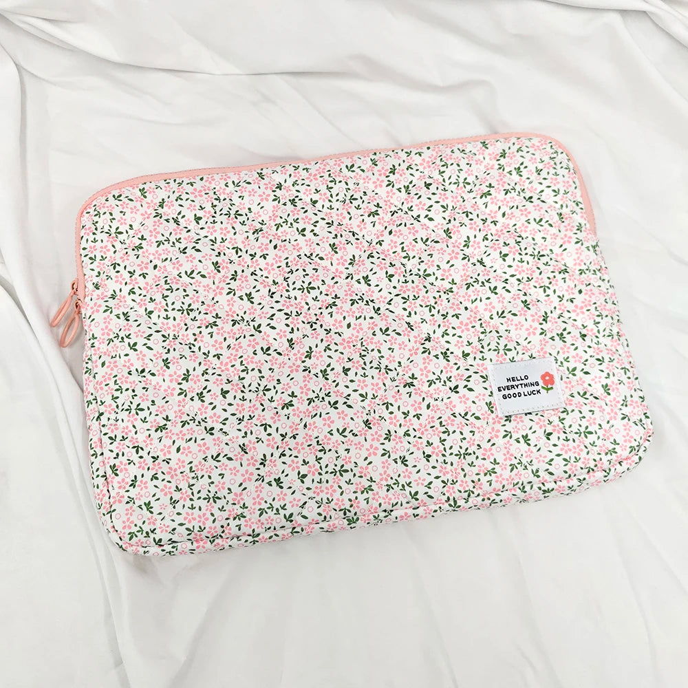 Pink Laptop Case Laptop Sleeve for MacBook Air/Pro 13-15.6Inch for Xiaomi/Dell,Cute Shockproof Tablet Sleeve IPad Case 9-11 Inch