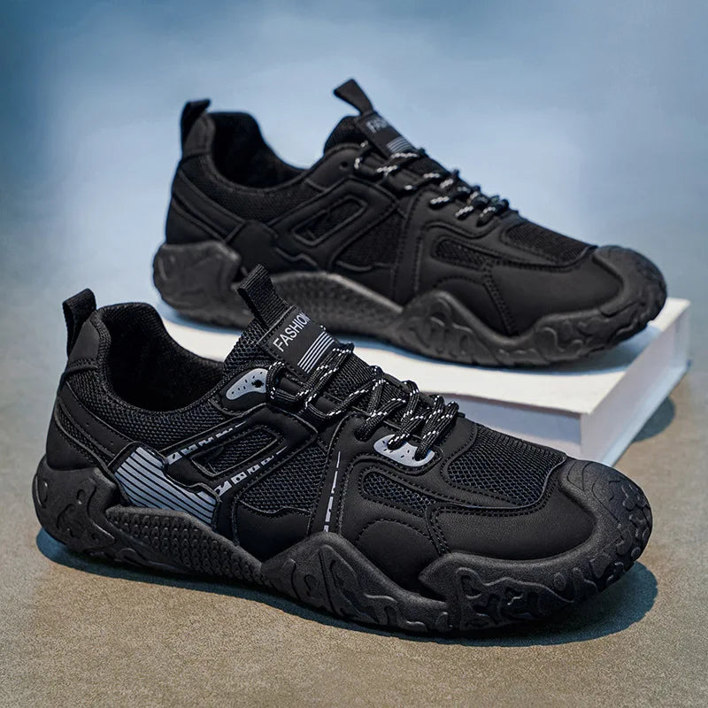 Men's 2026 Summer New Breathable Hiking Sneakers Anti-Slip Wear-Resistant Outdoor Casual Daily Streetwear Footwear in 3 Colors
