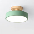 Nordic Entrance Hallway Ceiling Lamps Balcony Wood Round Cloakroom Dining Room Study Bedroom Light Bathroom Industrial Lighting