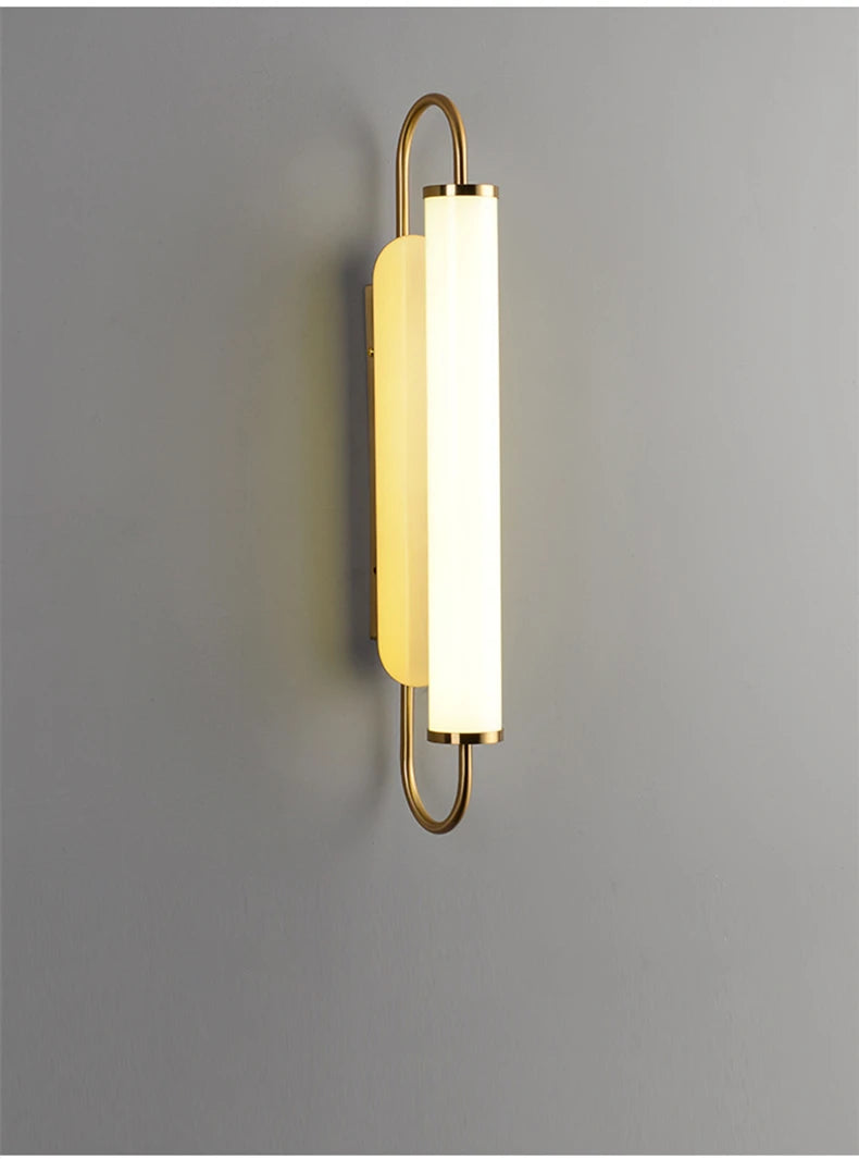 LED Modern Wall Lamps Nordic Simple Living Dining Room Bedroom Wall Light White Acrylic Indoor Home Decor Stairs Lights 90V-260V