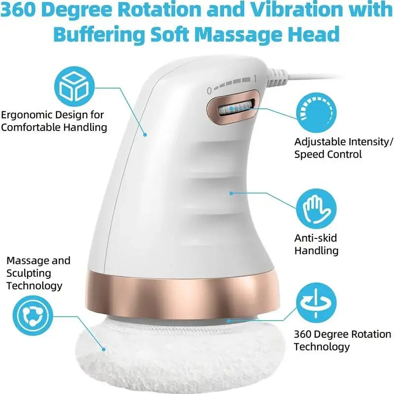 Cellulite Massager Body Slim Sculpting Machine Handheld Electric Massage Gun Skin Tightening For Belly Waist Butt Arms Legs