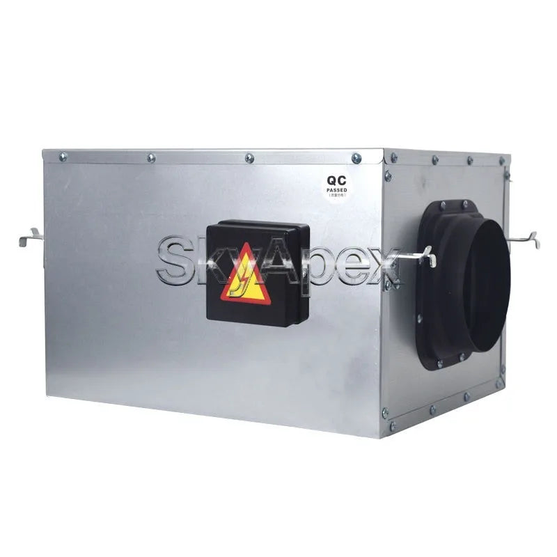Industrial Quiet Strong Wind Exhaust Fan Sealed Wiring Box Safe Ventilation Device For Mall Office Building Air Circulation